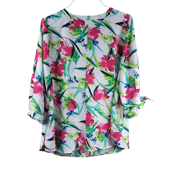 Catherines Top 1X Button Up 3/4 Sleeve Lightweight Womens Blouse Never Worn - Picture 4 of 8